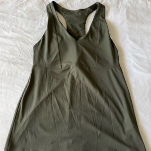 Women's Olive Green Workout Tank Top